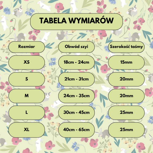 Obroża z klamrą - Zające na łące.png